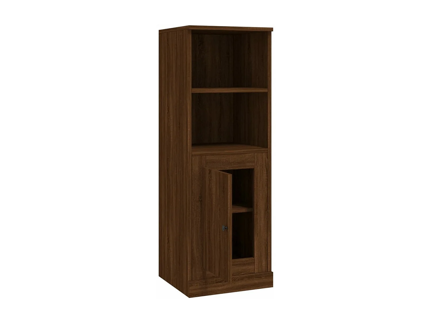 Buffet haut chêne marron 36x35,5x103,5 cm bois d'ingénierie