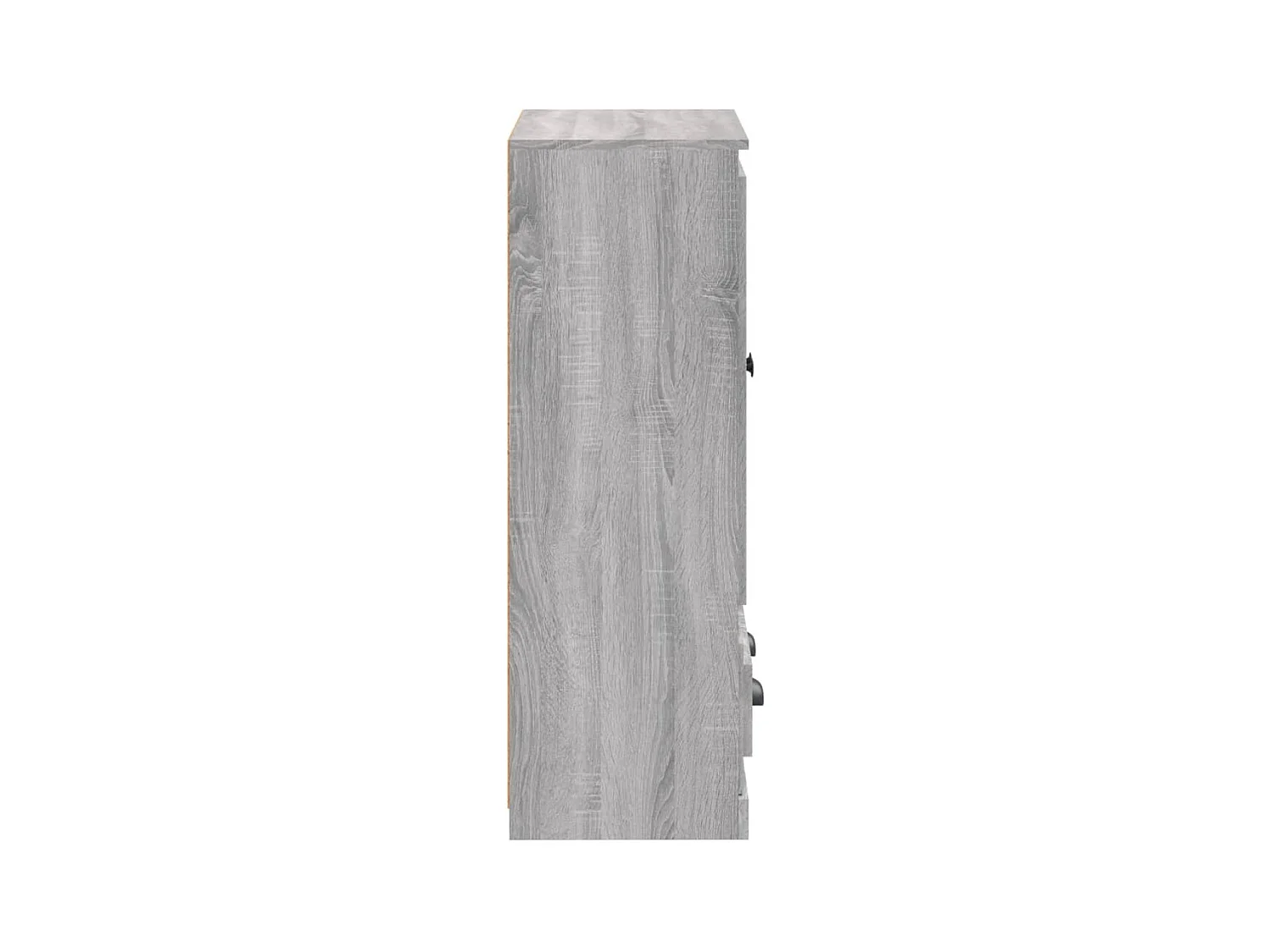 Buffet haut sonoma gris 60x35,5x103,5 cm bois d'ingénierie