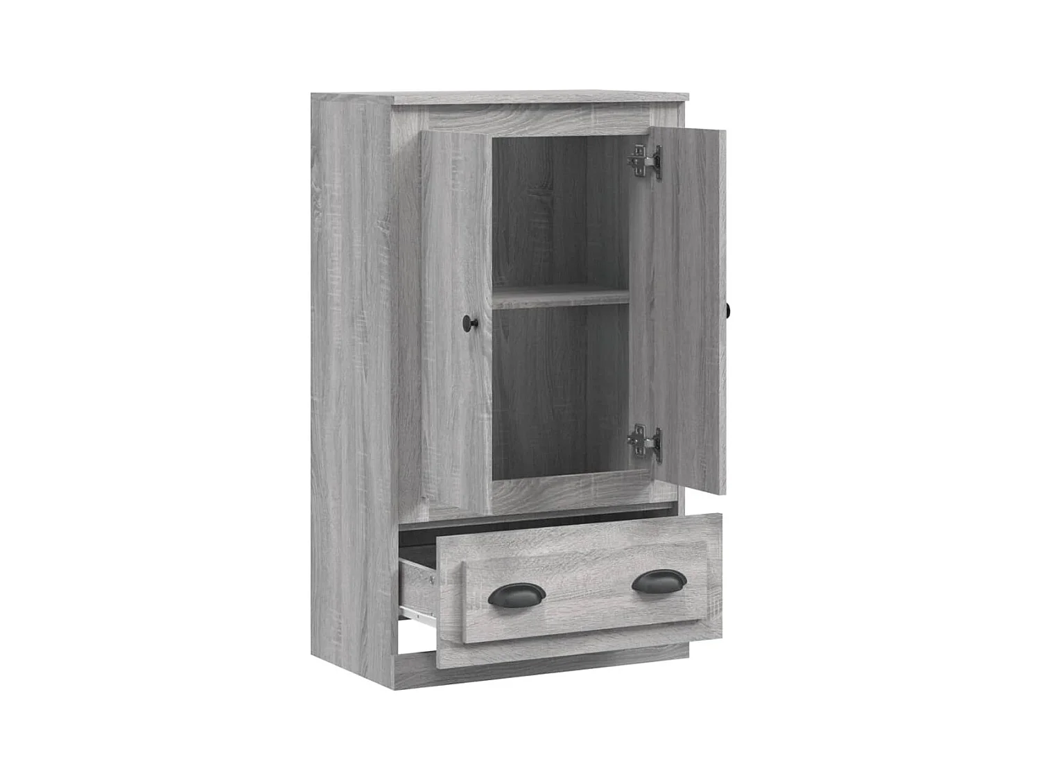 Buffet haut sonoma gris 60x35,5x103,5 cm bois d'ingénierie
