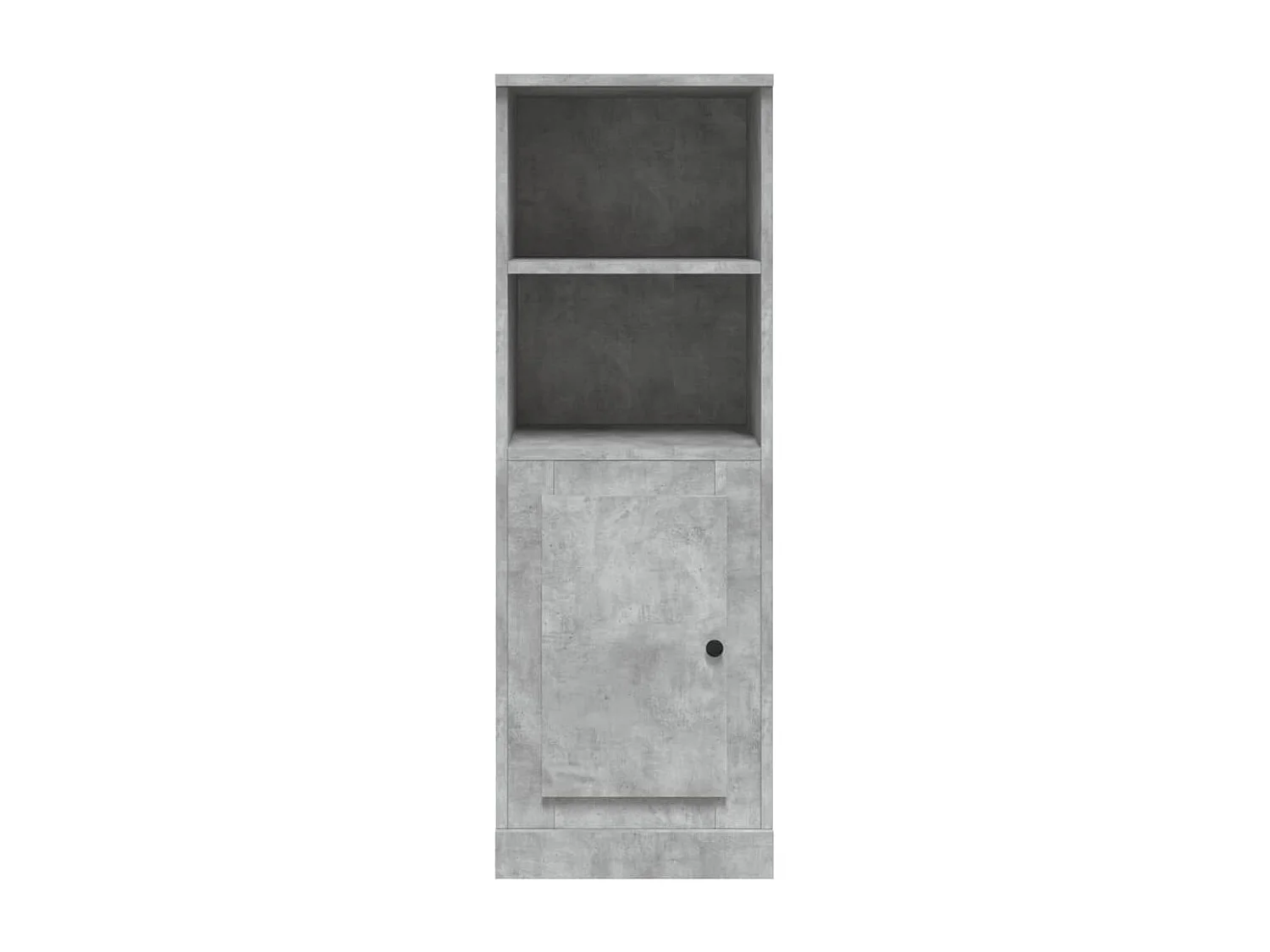 Credenza Grigio Cemento 36x35,5x103,5 cm in Legno Multistrato