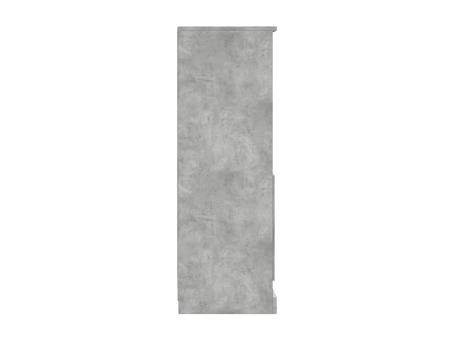 Credenza Grigio Cemento 36x35,5x103,5 cm in Legno Multistrato