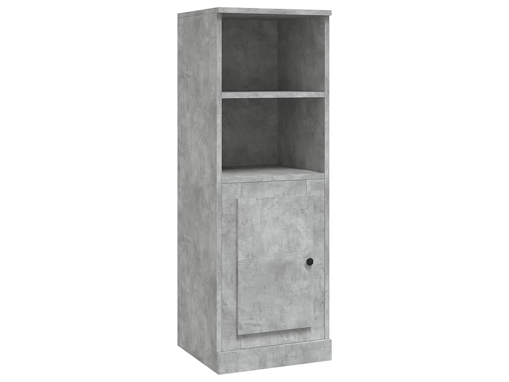 Buffet haut gris béton 36x35,5x103,5 cm bois d'ingénierie