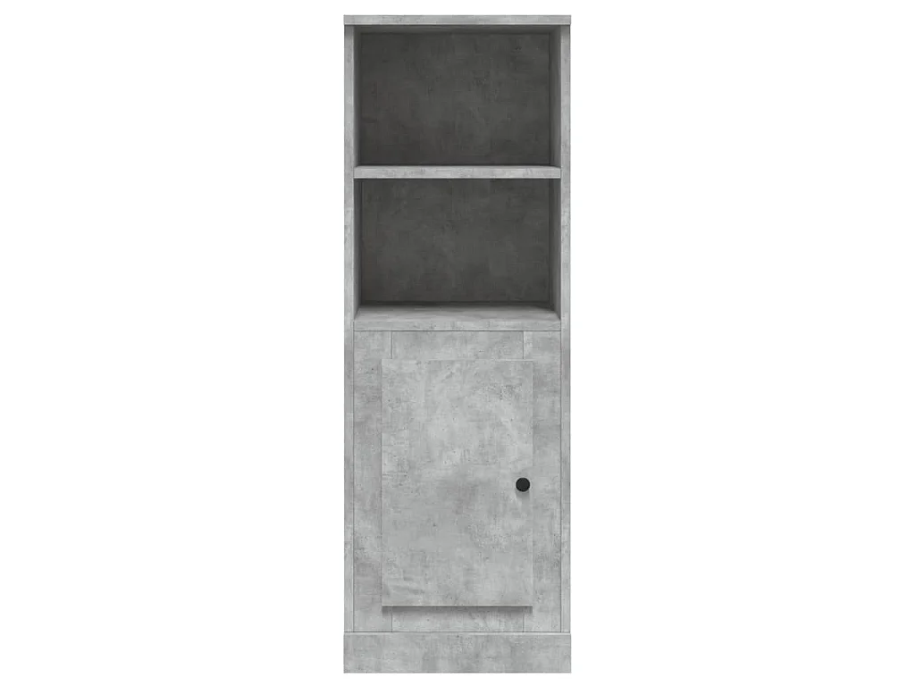 Buffet haut gris béton 36x35,5x103,5 cm bois d'ingénierie