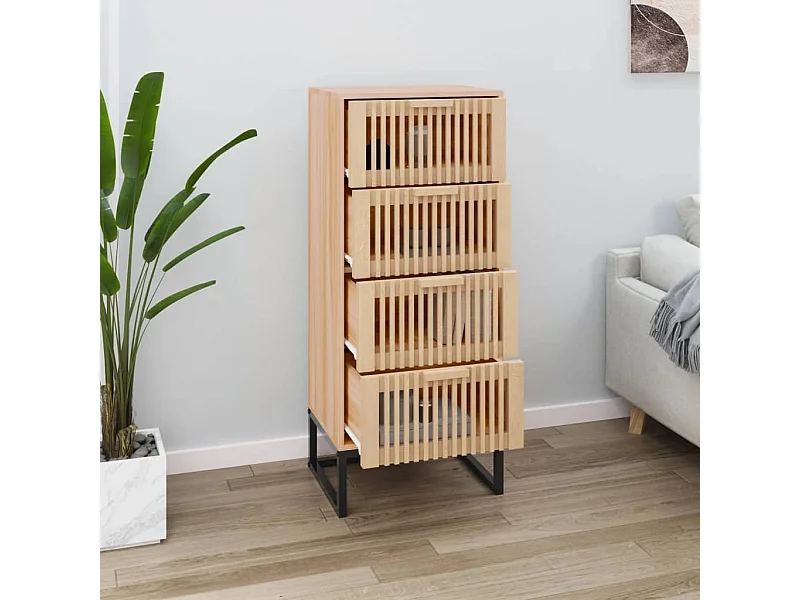 Buffet haut 40x30x95 cm bois d'ingénierie