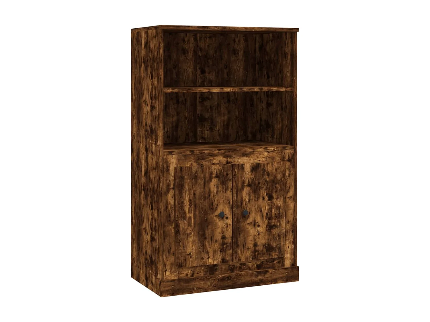 Credenza Rovere Fumo 60x35,5x103,5 cm in Legno Multistrato