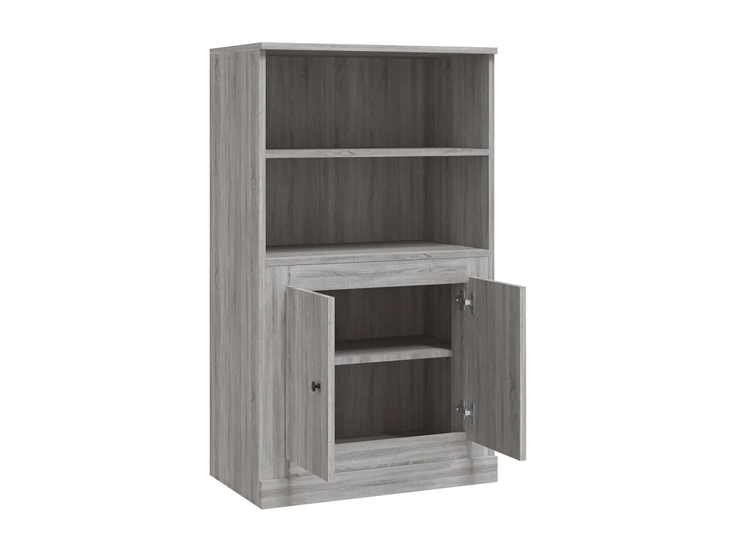 Buffet haut sonoma gris 60x35,5x103,5 cm bois d'ingénierie