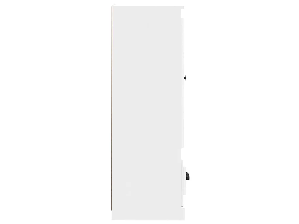 Buffet haut blanc 36x35,5x103,5 cm bois d'ingénierie