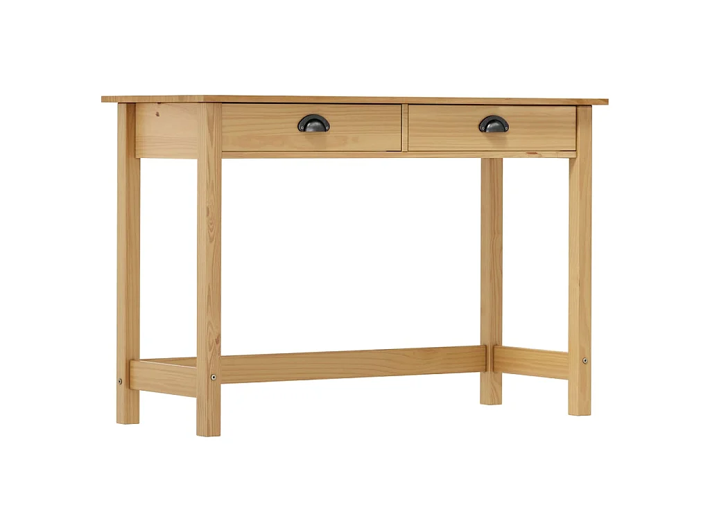 Konsolentisch Hill mit 2 Schubladen 110×45×74 cm Kiefernholz