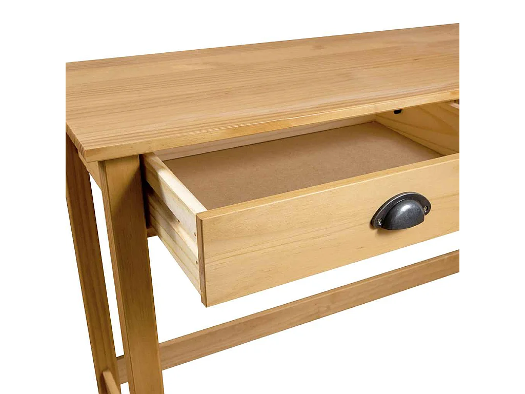 Konsolentisch Hill mit 2 Schubladen 110×45×74 cm Kiefernholz