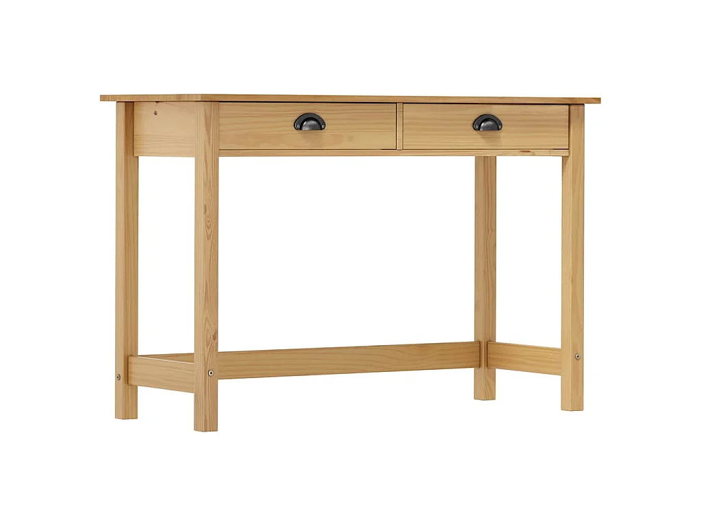 Consolle Hill con 2 Cassetti 110x45x74 cm in Massello di Pino