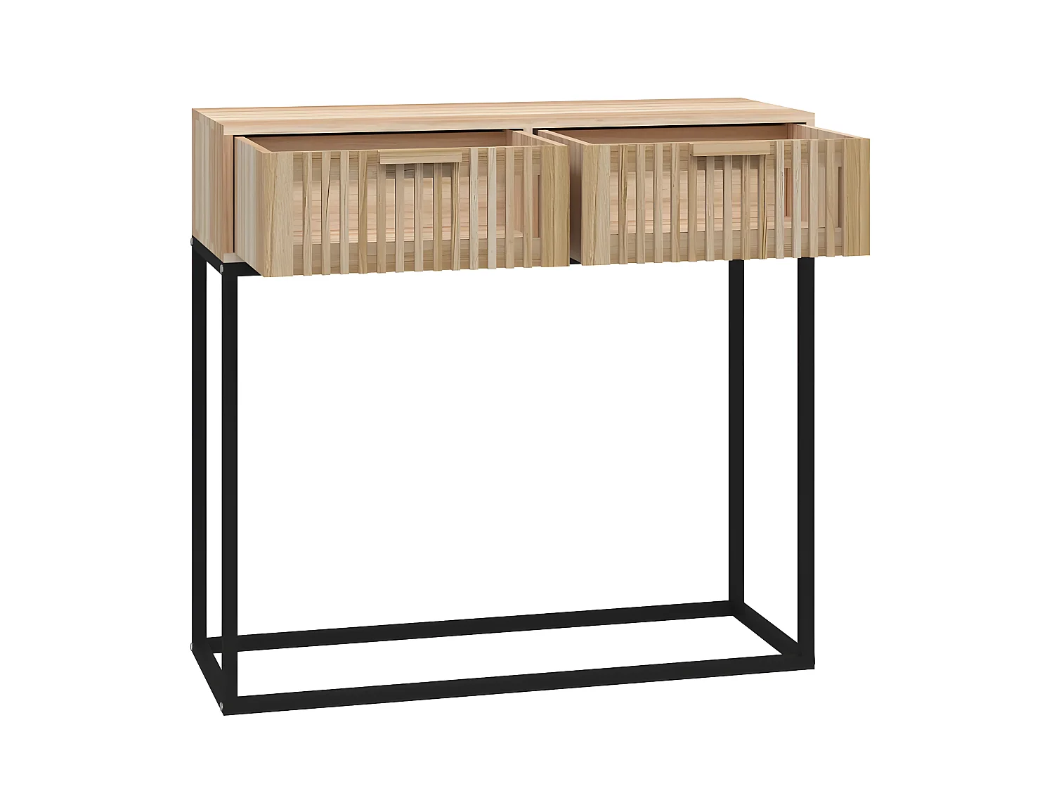 Konsolentisch 80x30x75 cm Holzwerkstoff und Eisen