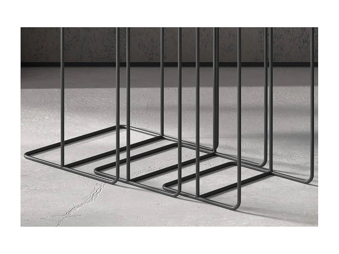 Ensemble de tables d'appoint 3 pcs Covera Métal Multicolore