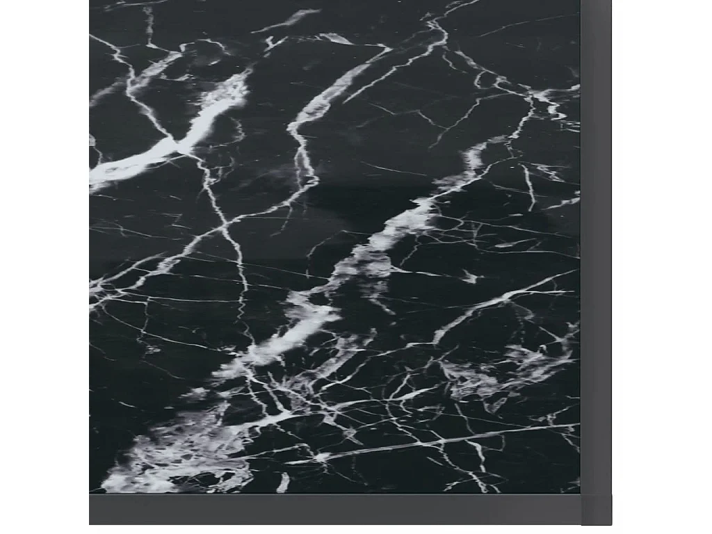 Konsolentisch Schwarz 180x35x75,5 cm Hartglas