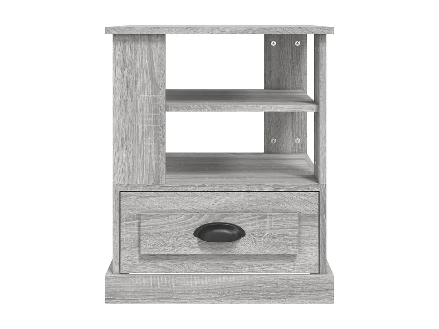 Table d'appoint sonoma gris 50x50x60 cm bois d'ingénierie