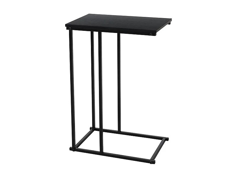 H&S Collection Beistelltisch mit MDF-Platte Schwarz