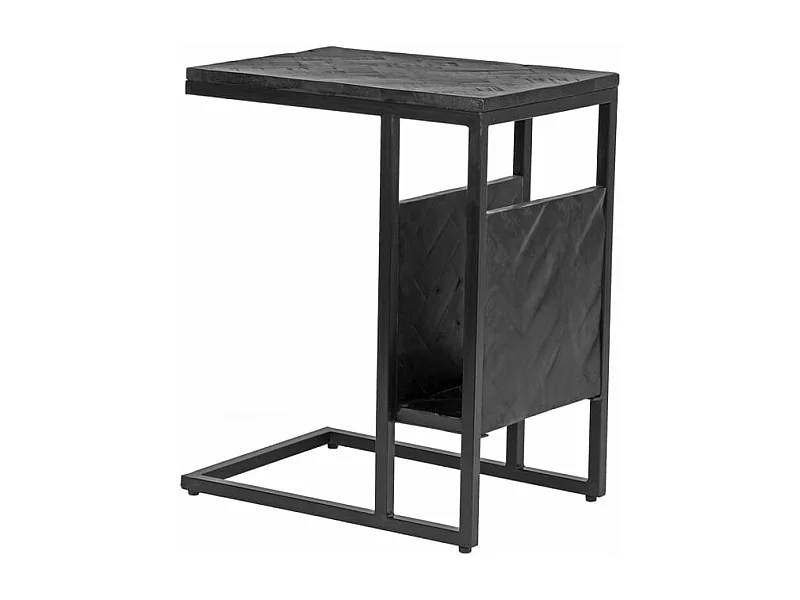 Bijzettafel Shift - Zwart - Mangohout