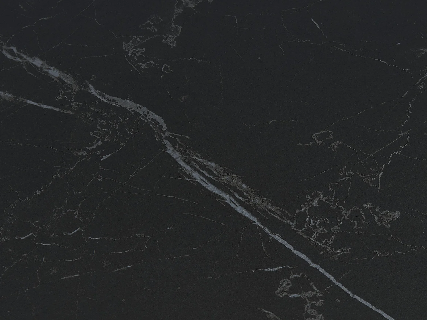 Stół do jadalni 6-10-osobowy rozkładany ze szkła hartowanego, ceramiki i metalu - Efekt czarnego marmuru - MALATA marki Pascal MORABITO