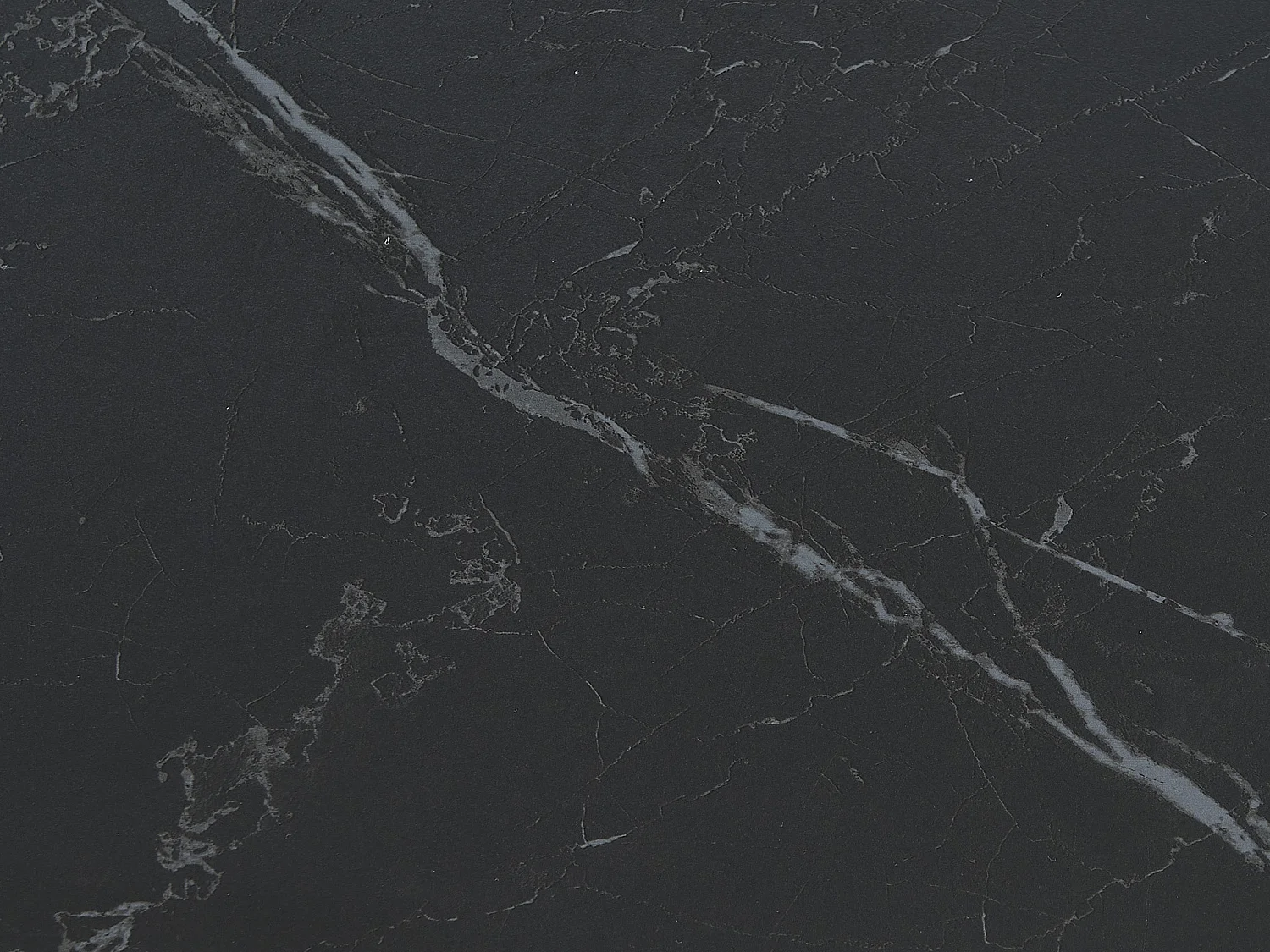 Verlengbare eettafel 6 tot 10 plaatsen van gehard glas, keramiek en metaal - Zwart marmereffect - LOZIPA van Pascal MORABITO