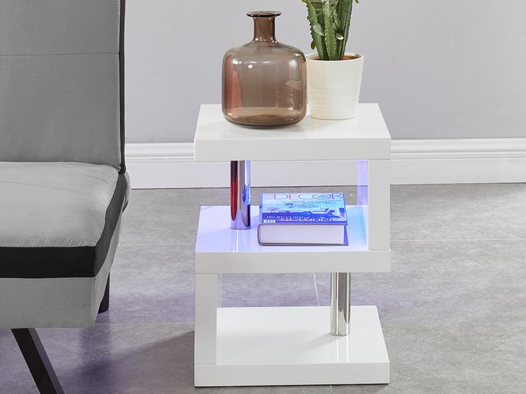 Nachttisch mit LED-Beleuchtung LYLIA