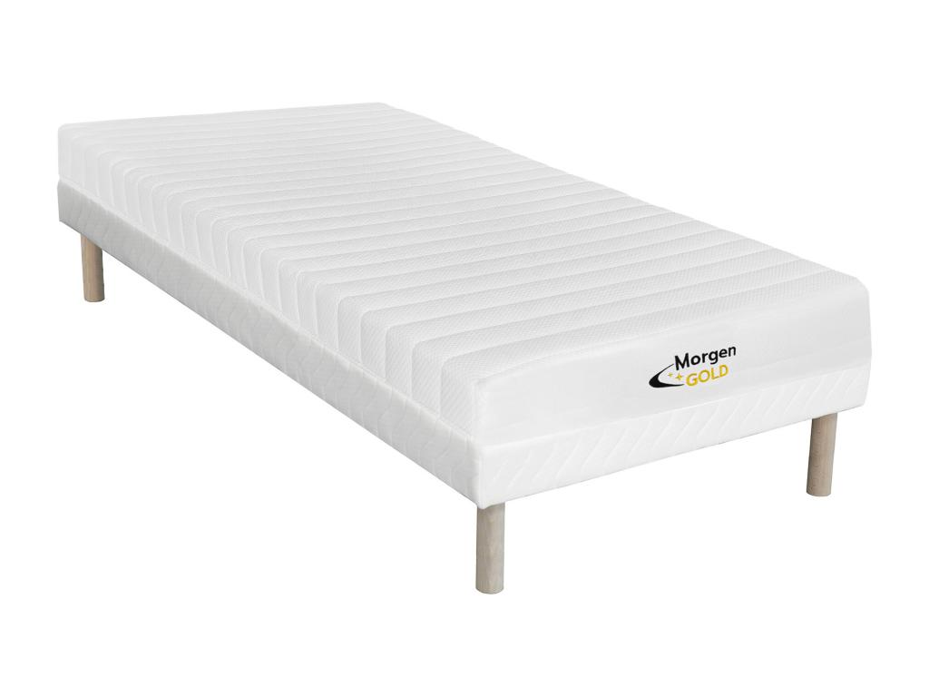 Schaumstofmatratze-Lattenrost-Set - 90 x 200 cm - 7 Zonen - Stärke 12 cm - günstig online kaufen