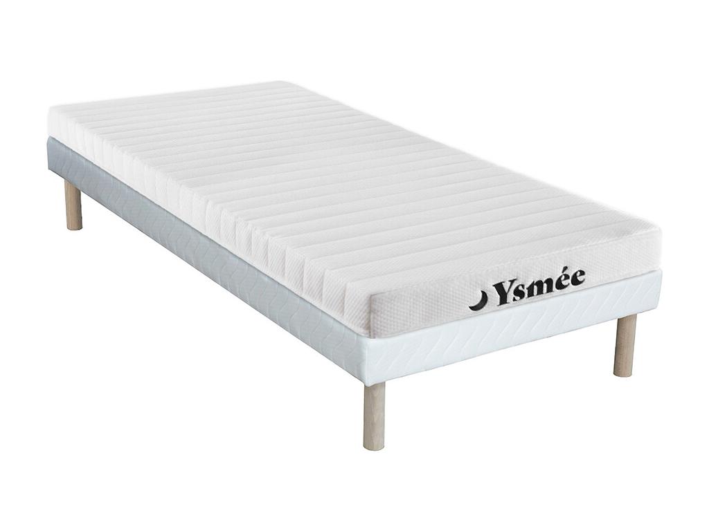 Schaumstofmatratze-Lattenrost-Set - 90 x 200 cm - 7 Zonen - Stärke 12 cm - günstig online kaufen