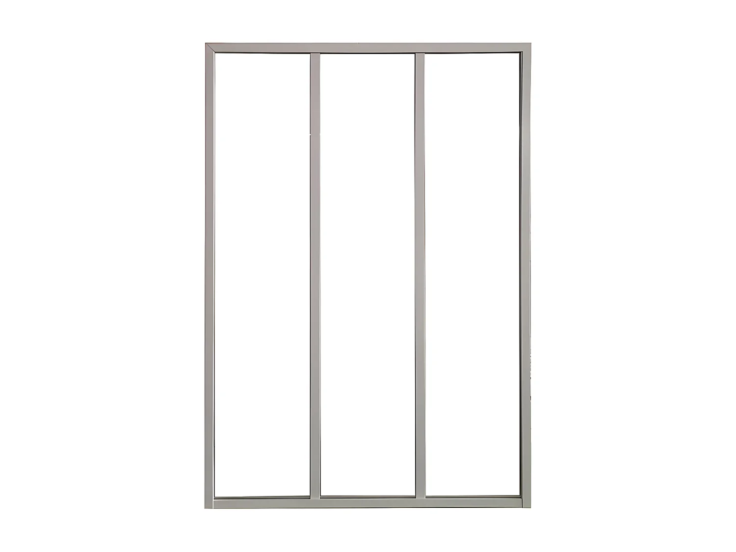 Atelier-Glaswand - 90 x 105 cm - thermolackiertes Aluminium - Weiß - BAYVIEW