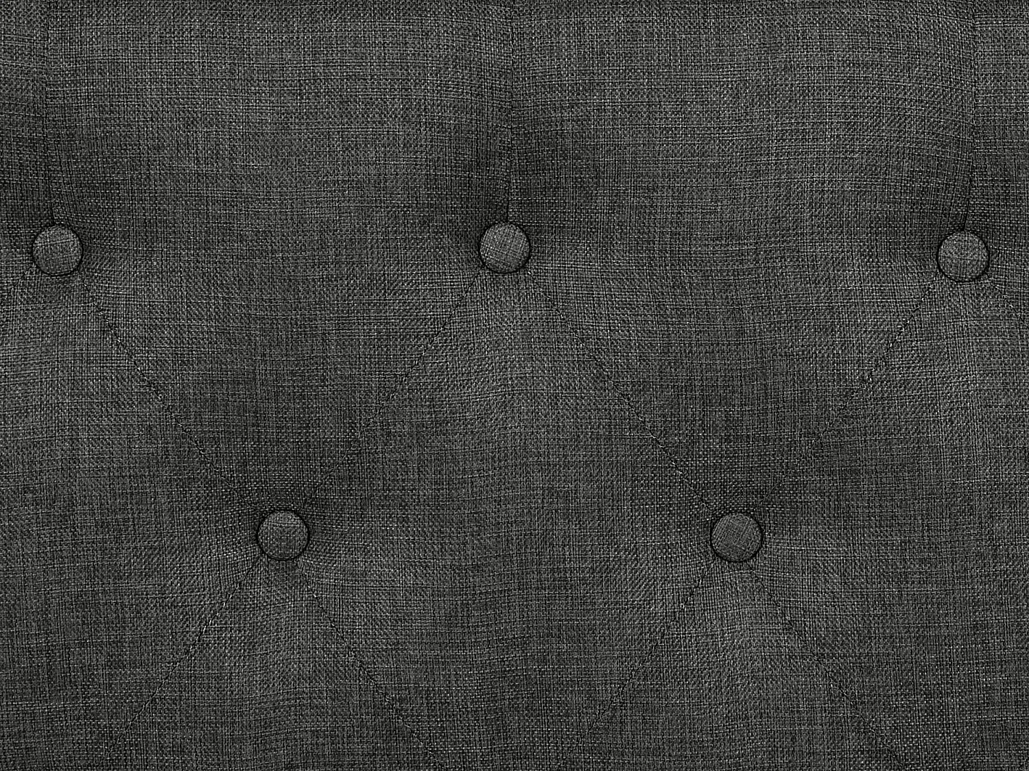 Tête de lit capitonnée - 190 cm - Tissu - Gris - MASSIMO