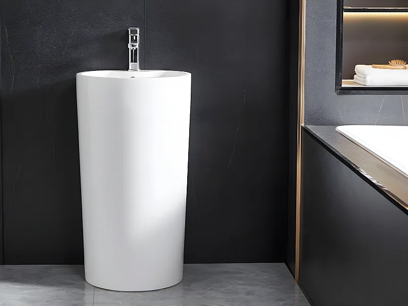 Lavabo de pie cilíndrico TOTAM