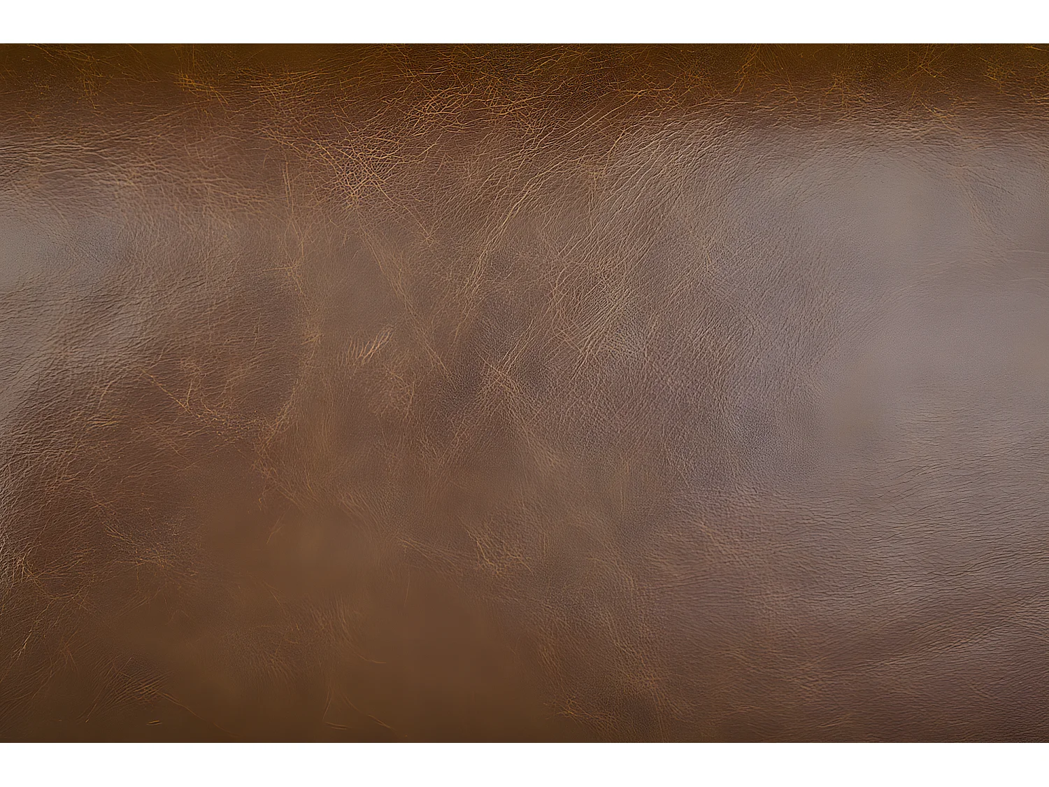 3-sits bäddsoffa express 100% vintage karamellbrunt buffelläder med 13 cm madrass DELECTEA II