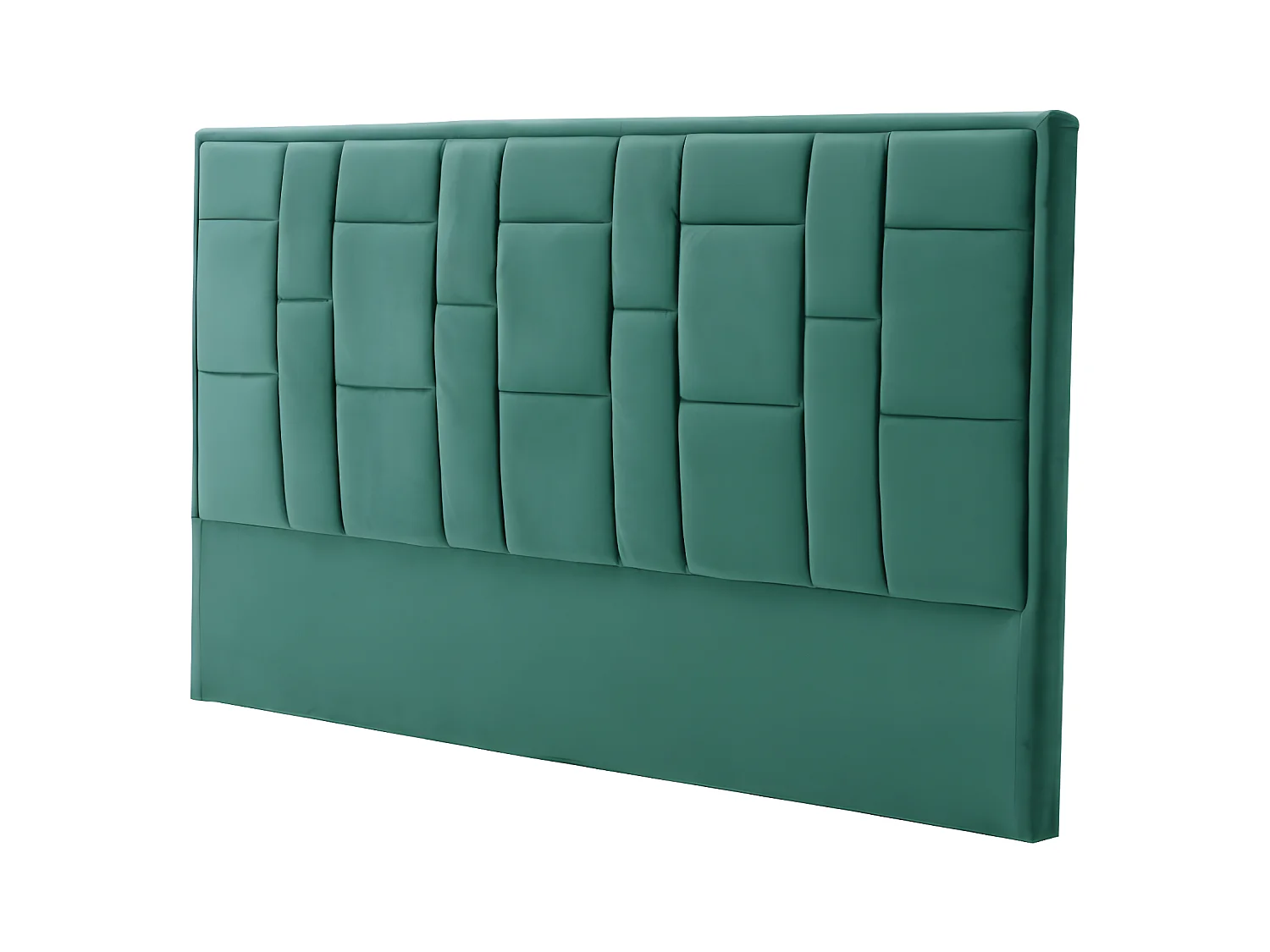 Cabecero HERMINE - 140 cm - Terciopelo - Verde