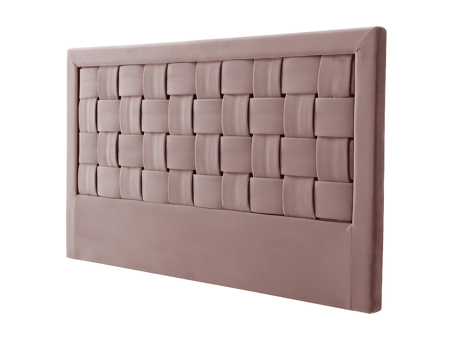 Testata 160 cm Velluto Rosa antico - JENNA