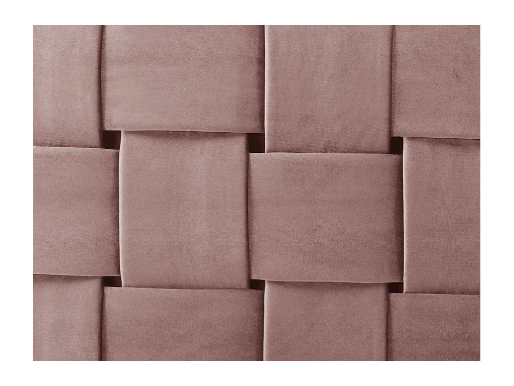 Testata 160 cm Velluto Rosa antico - JENNA