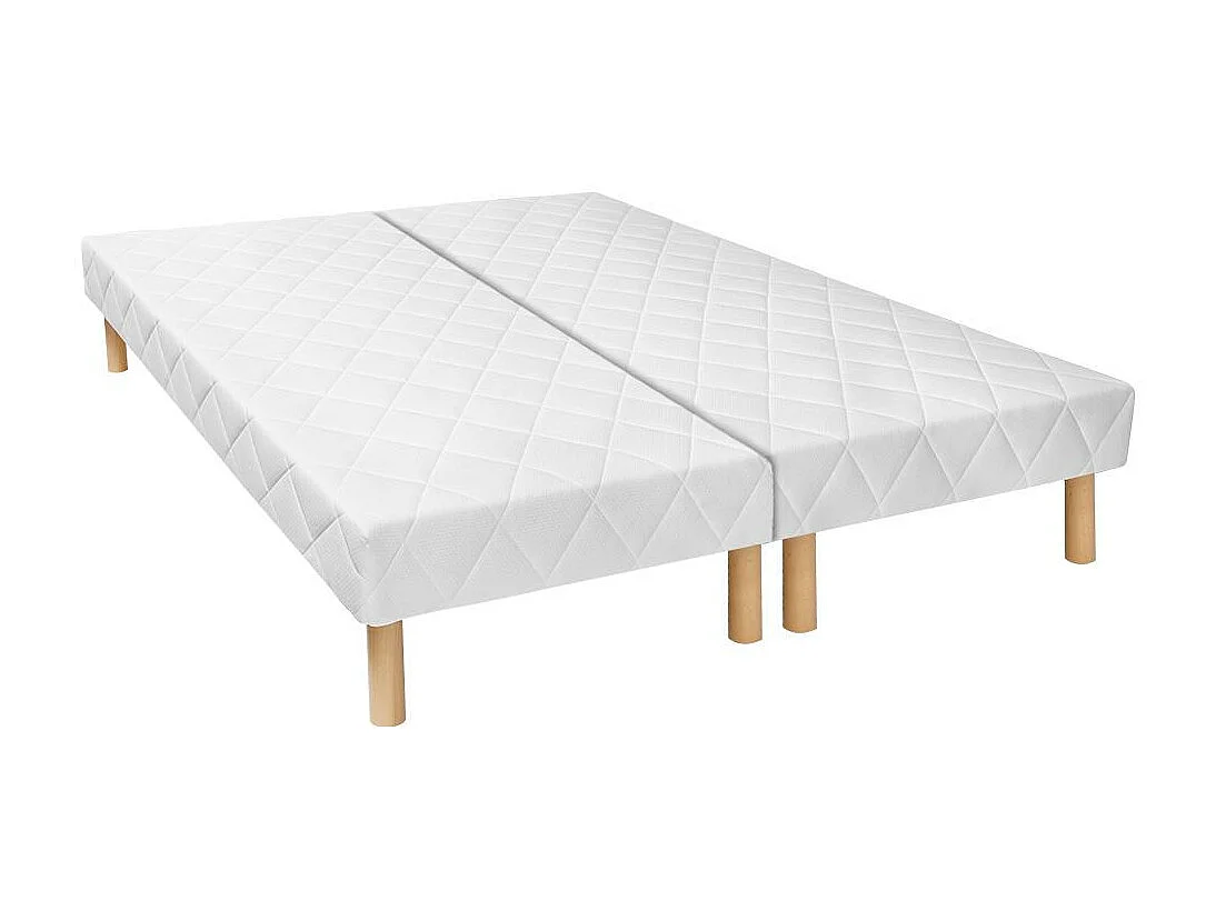 Ensemble sommier + matelas ressorts ensachés 7 zones et mémoire de forme ASGARD de YSMÉE ép.30cm - 180 x 200 cm