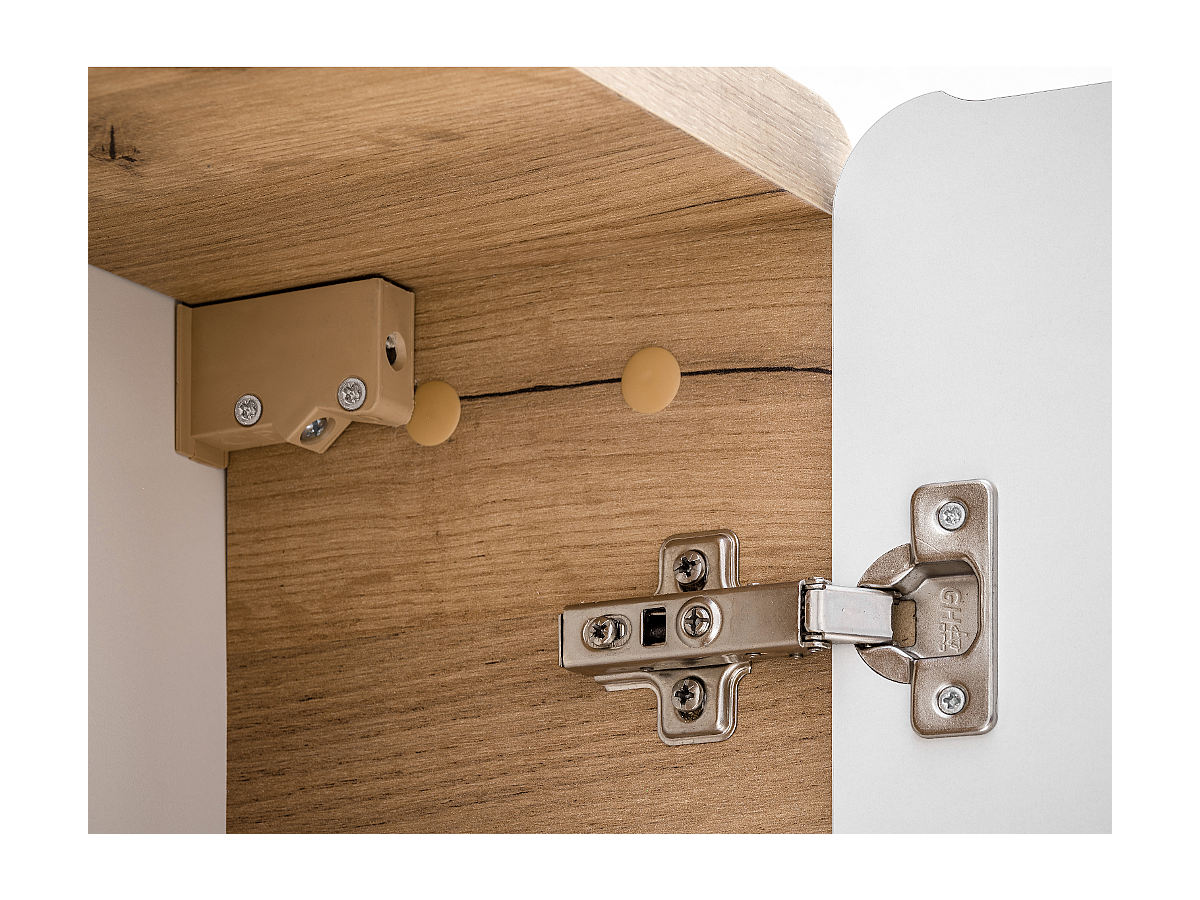 Komplettbad mit Einzelwaschbecken ARUBA - Weiß - Breite: 60 cm günstig