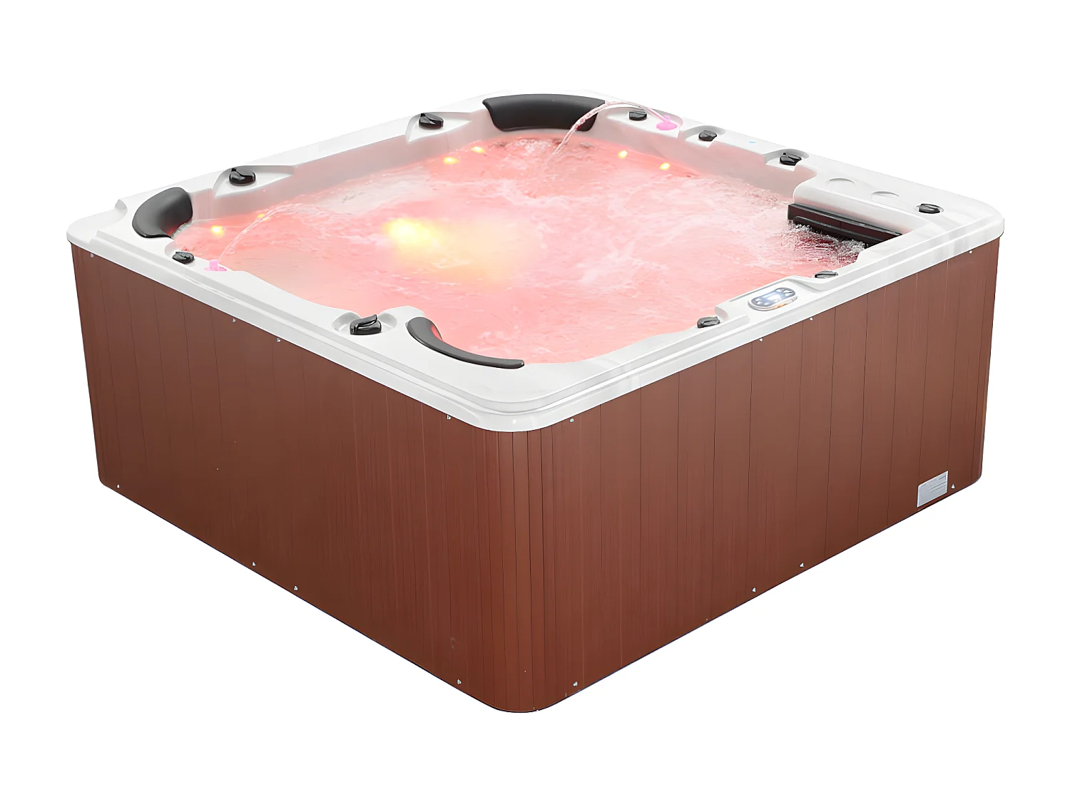 Spa voor 6 personen - wit met accessoires - Prestige gamma ULYSSE IV - 132 jets - L220 x B220 x H97 cm - Balboa-systeem