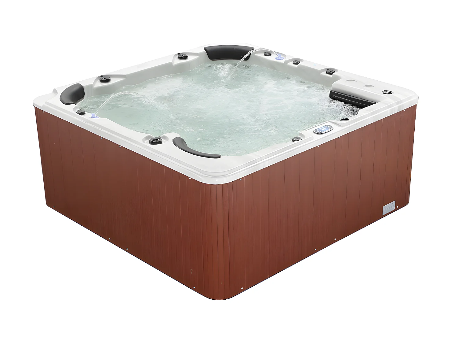 Spa voor 6 personen - wit met accessoires - Prestige gamma ULYSSE IV - 132 jets - L220 x B220 x H97 cm - Balboa-systeem