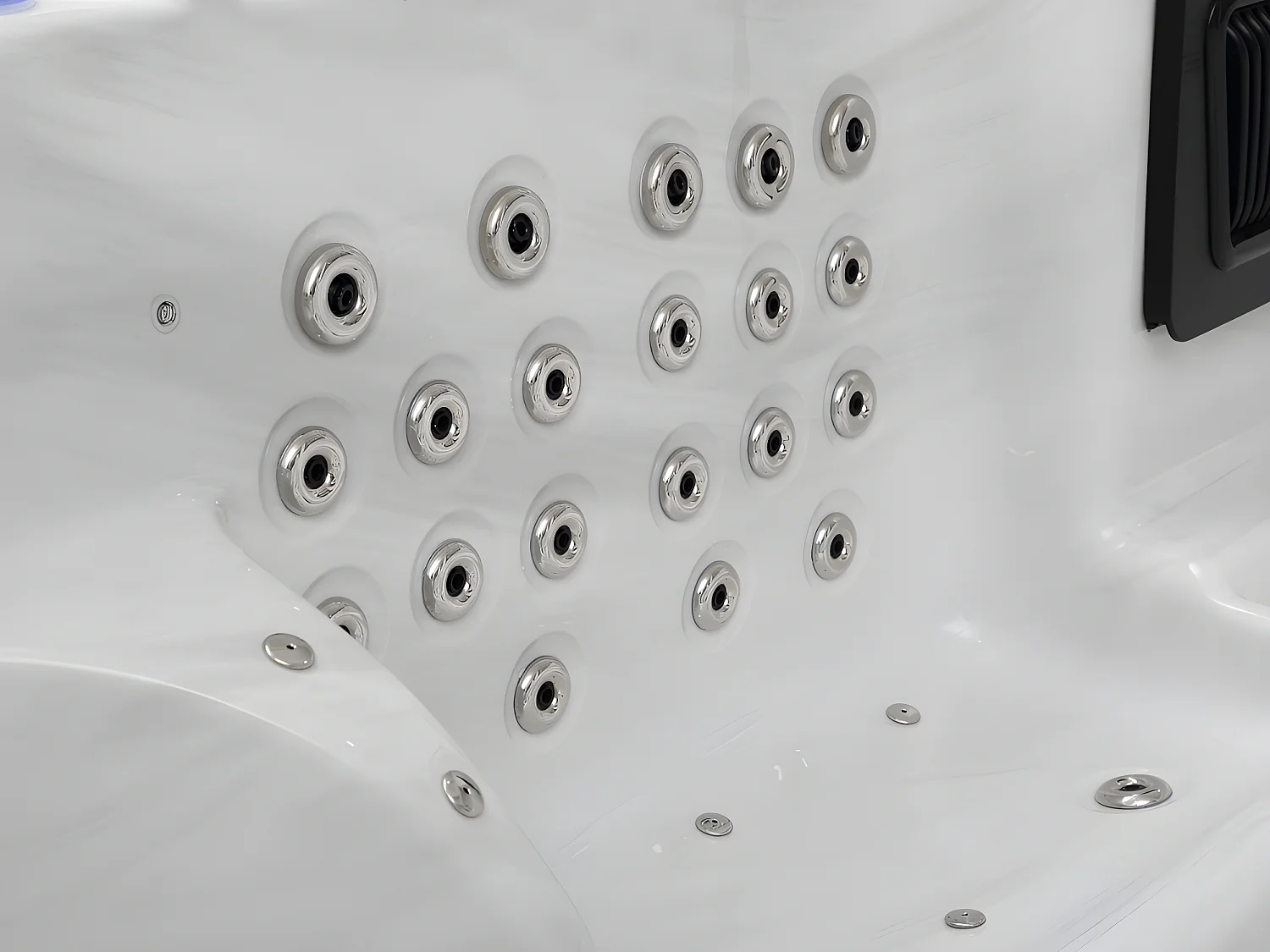 Spa voor 6 personen - wit met accessoires - Prestige gamma ULYSSE IV - 132 jets - L220 x B220 x H97 cm - Balboa-systeem