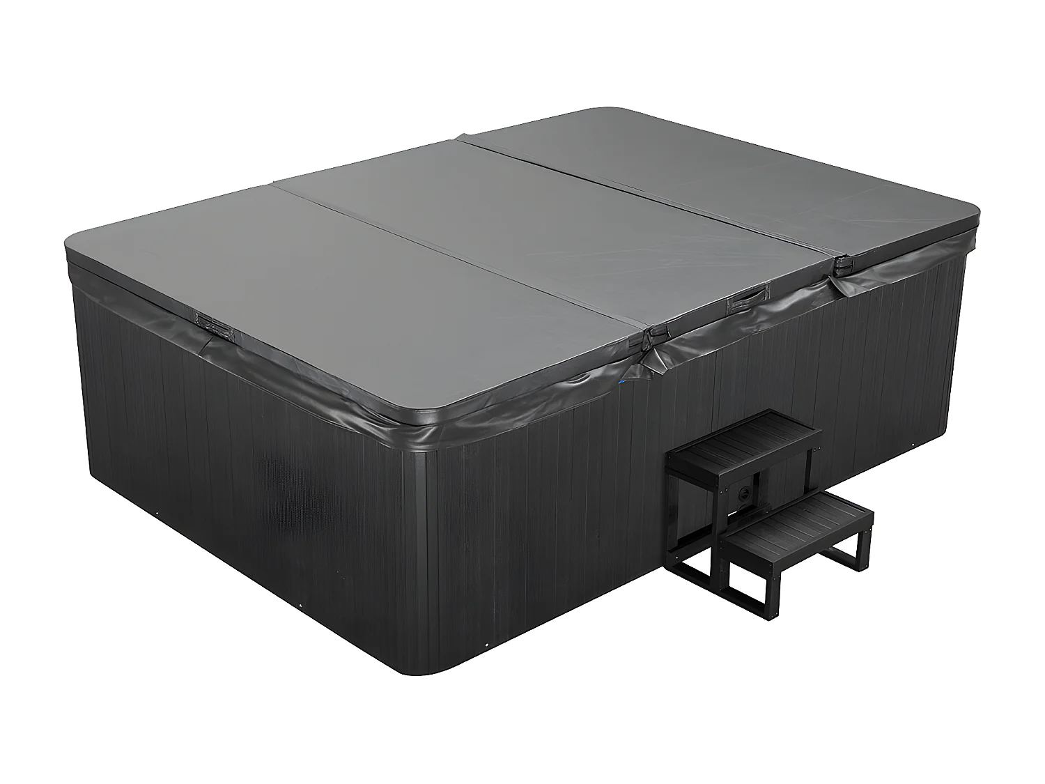 Spa mit Zubehör - 8 Plätze - 320 x 220 x 97 cm - 133 Düsen - BALBOA-System - Perlweiß - CYRIUS IV