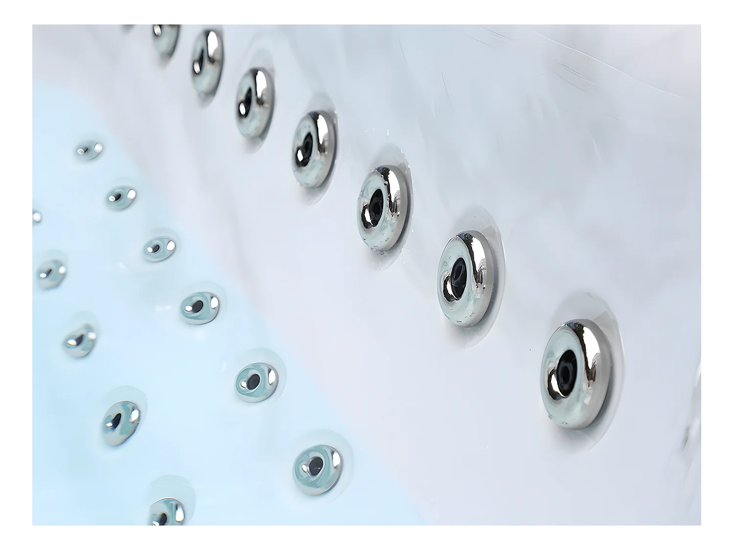 Spa voor 8 personen Prestigecollectie CYRIUS II - Parelwit