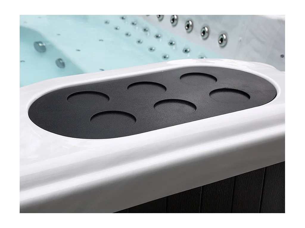 Spa voor 8 personen Prestigecollectie CYRIUS II - Parelwit