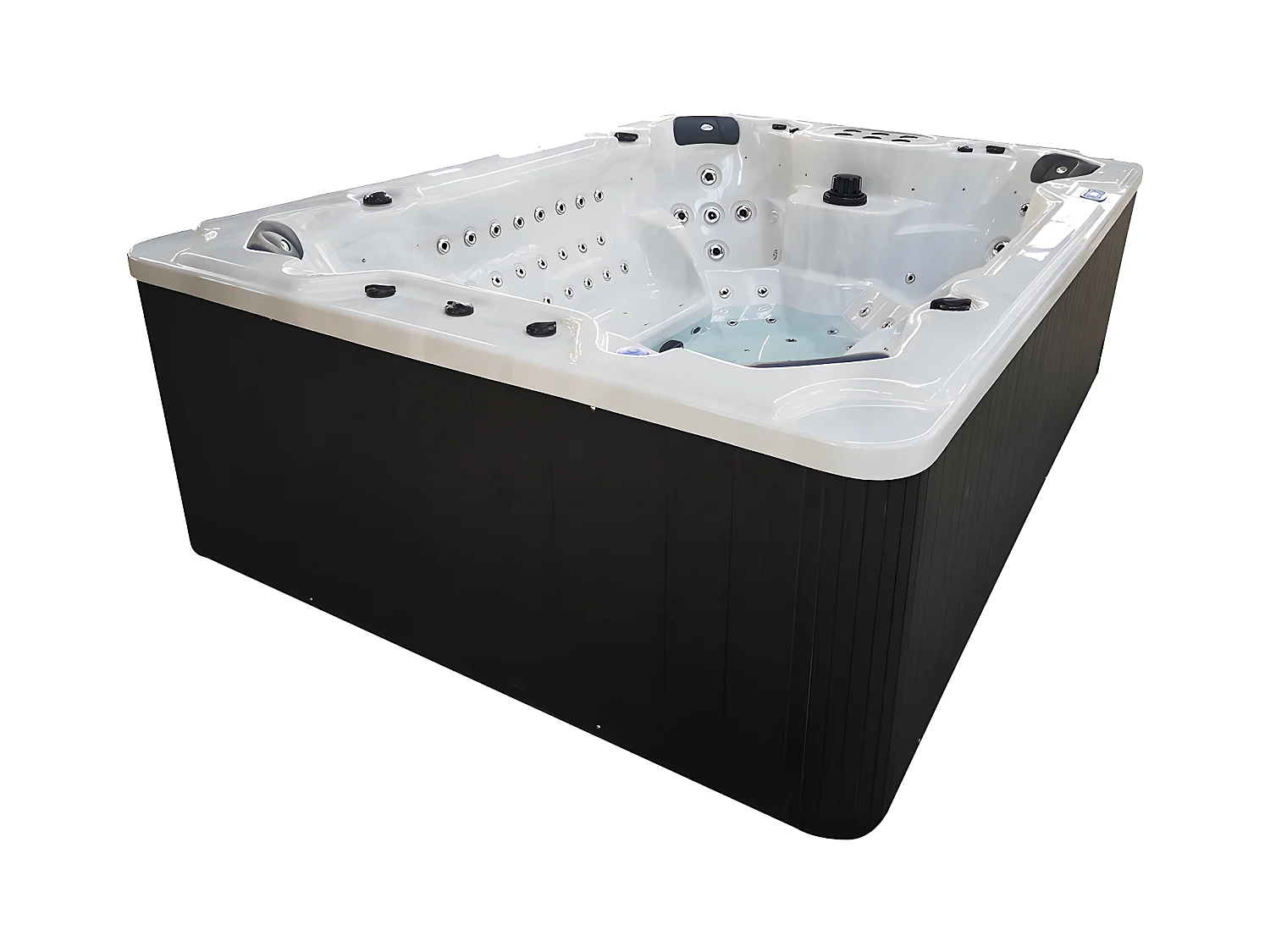 Spa voor 8 personen Prestigecollectie CYRIUS II - Parelwit