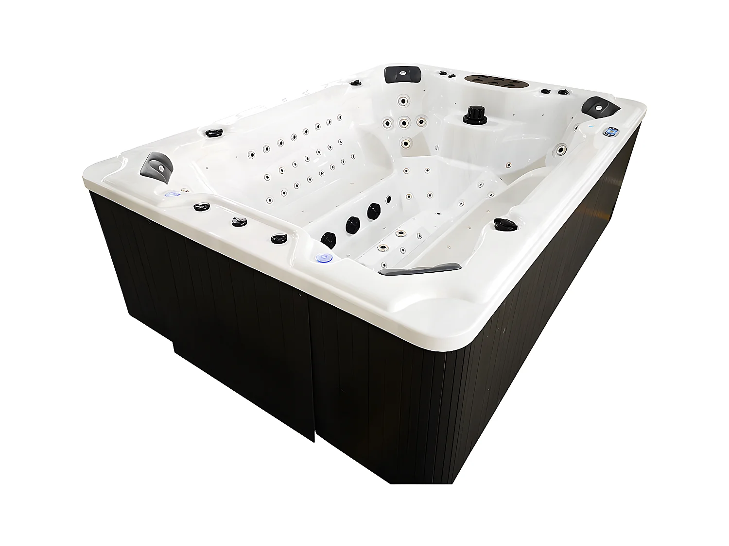 Spa voor 8 personen Prestigecollectie CYRIUS II - Parelwit