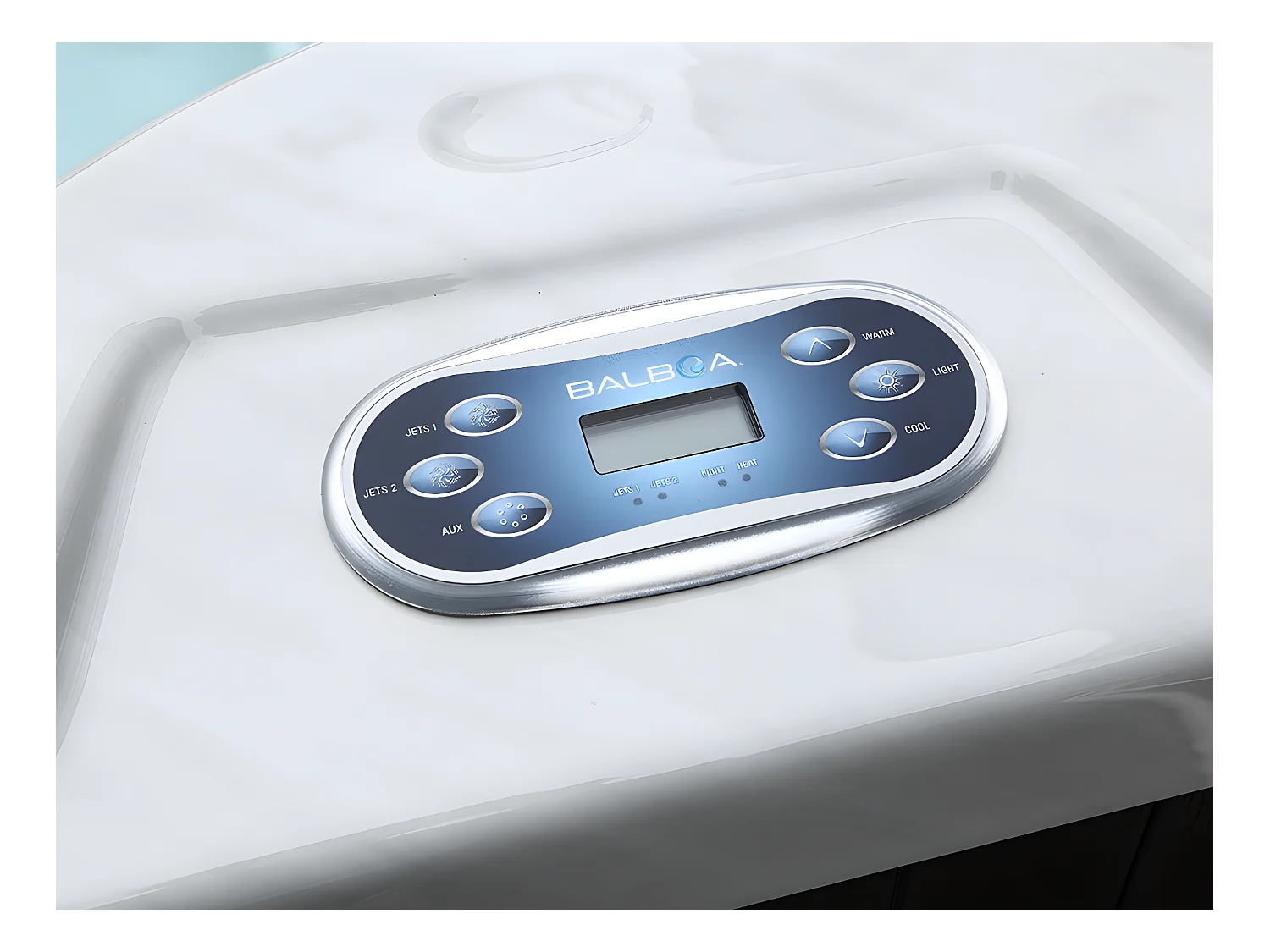 Spa voor 8 personen Prestigecollectie CYRIUS II - Parelwit