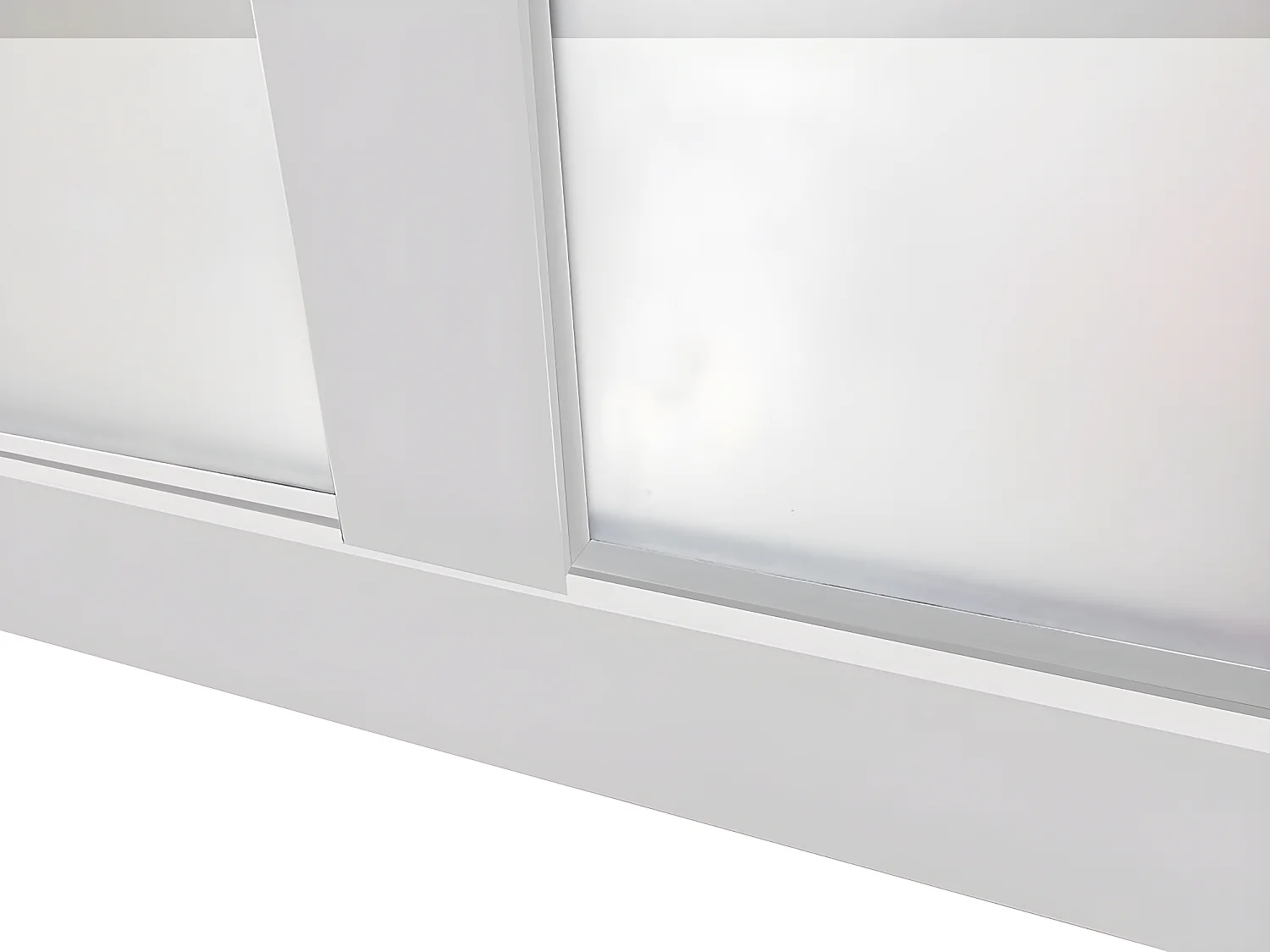 Verrière atelier en aluminium thermolaqué - 60x130 cm - Blanc - BAYVIEW