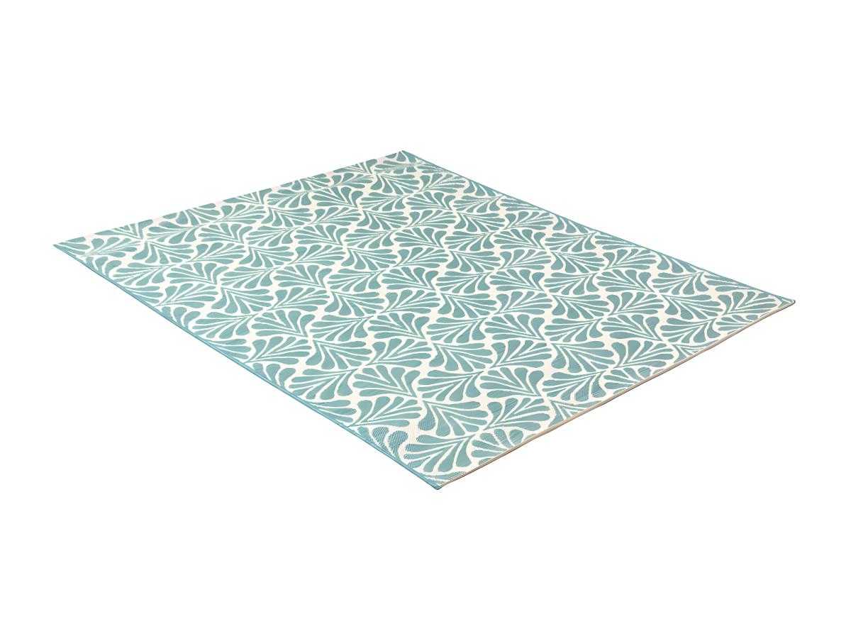 Teppich Indoor & Outdoor - 150 x 200 cm - Hellblau - COQUILLA günstig online kaufen