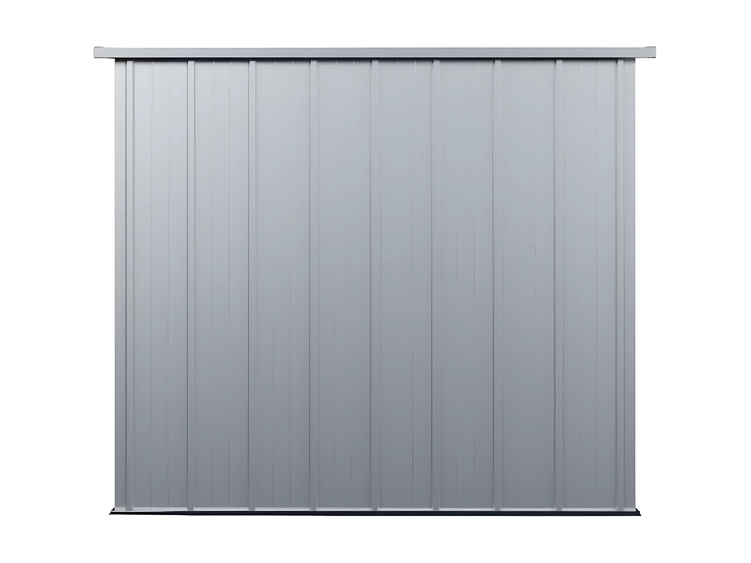 Casetta da giardino 2,32 m² in Acciaio galvanizzato Grigio - ACAMAR