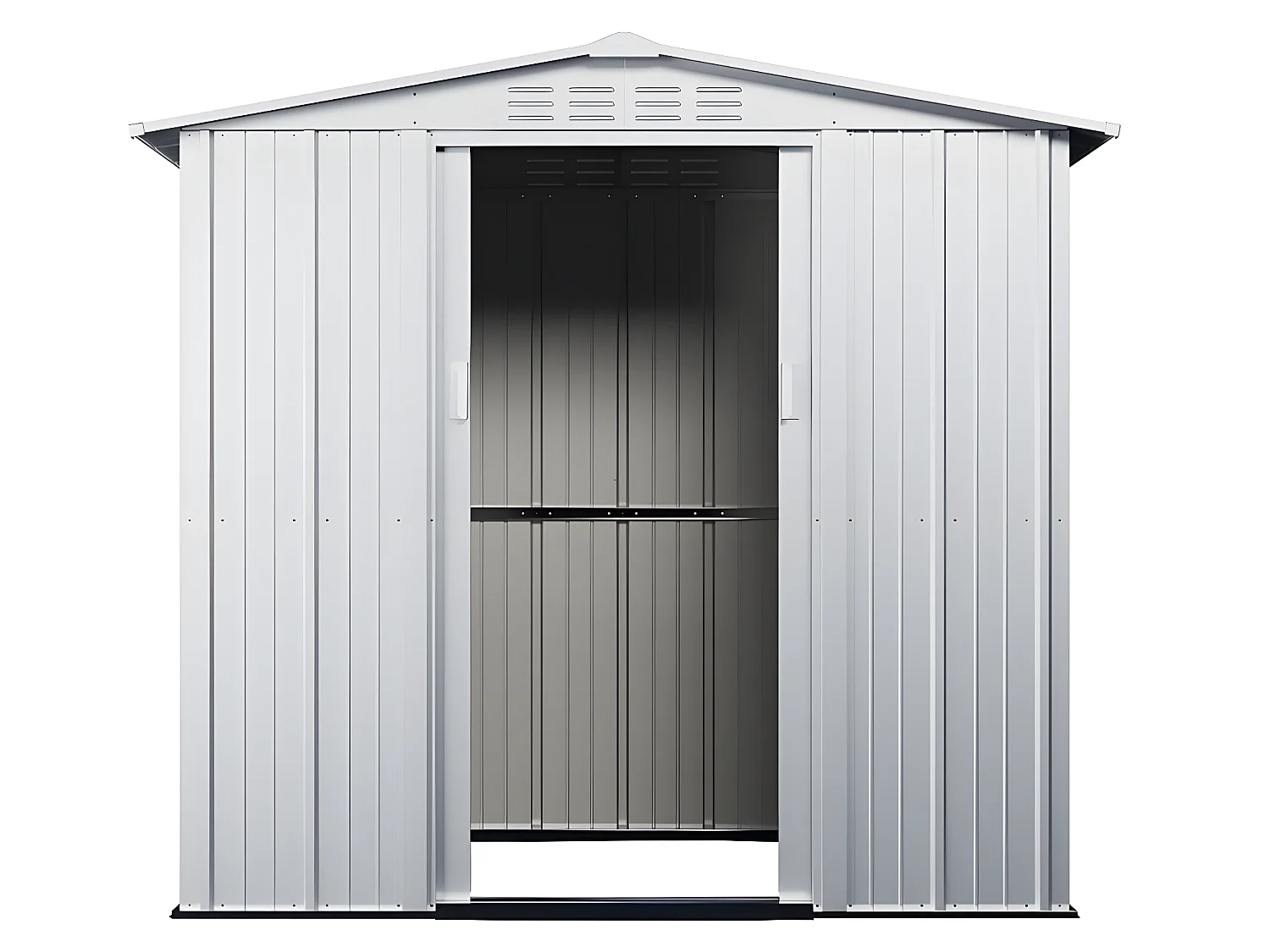 Gartenhaus Gerätehaus - Stahl - Grau - 2,36 m² - LINUS