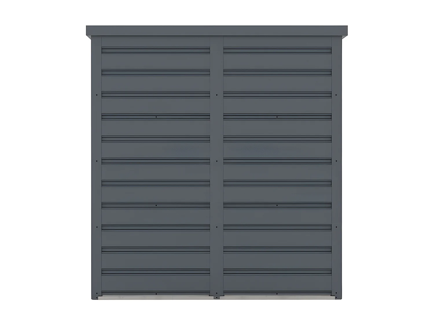 Armadio portaoggetti da giardino 1,31 m3 in Acciaio galvanizzato Grigio - REIVAX