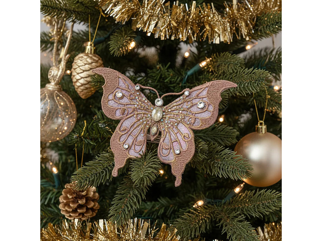 Clip Papillon - Noir