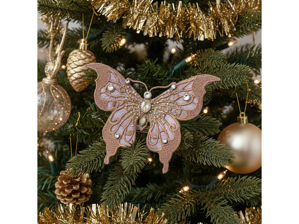 Clip Papillon - Noir